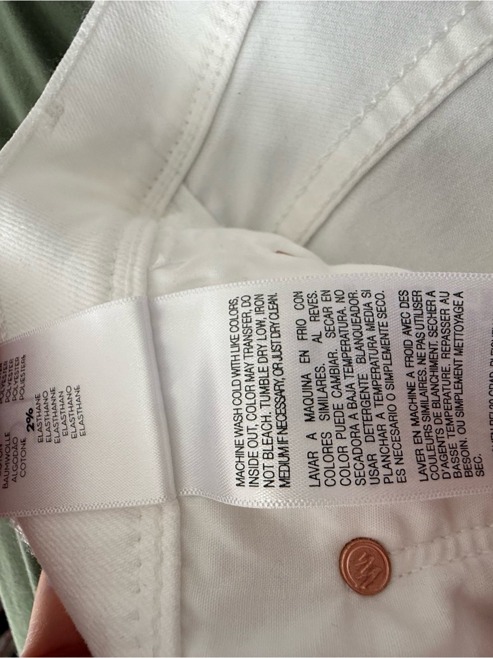 Mother The Cruiser Women's White Flare Jeans sz 31 - Picture 7 of 9